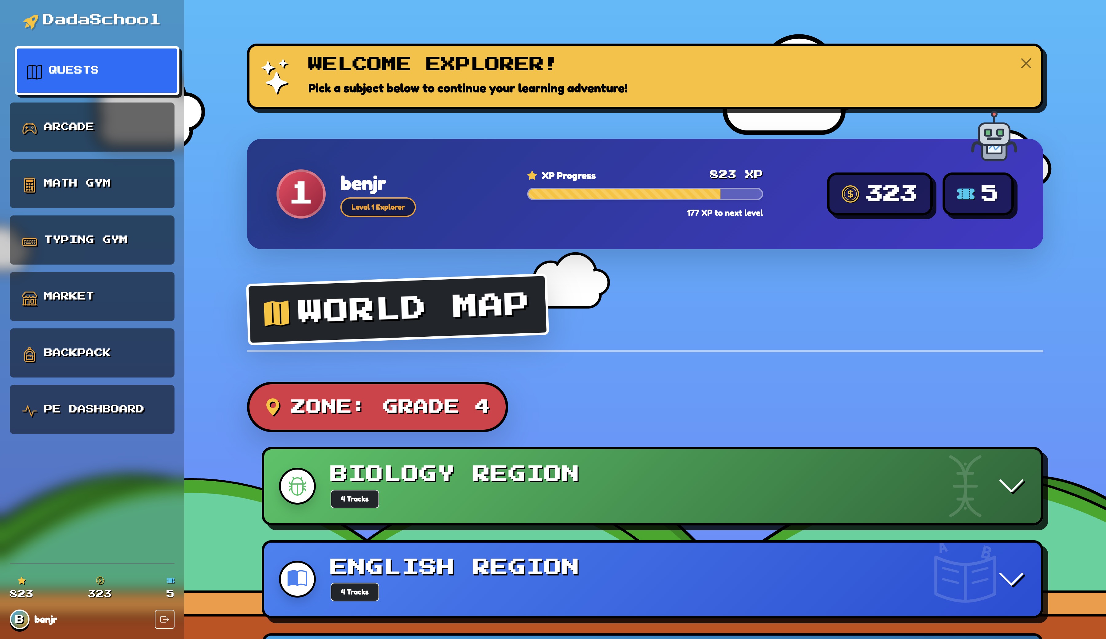 Gamified Progression Dashboard